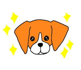 Cute beagle, Hana sticker #6875664