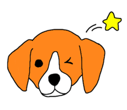 Cute beagle, Hana sticker #6875666