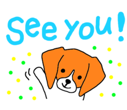 Cute beagle, Hana sticker #6875702