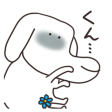 The puppy of red underpants.2 sticker #6875726