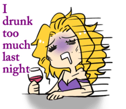 kyabajyou vol.1 English ver. sticker #6876917