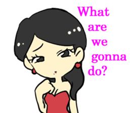 kyabajyou vol.1 English ver. sticker #6876919