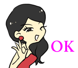 kyabajyou vol.1 English ver. sticker #6876921