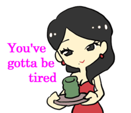 kyabajyou vol.1 English ver. sticker #6876925