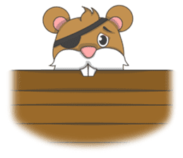 Pirate mouse sticker #6877444