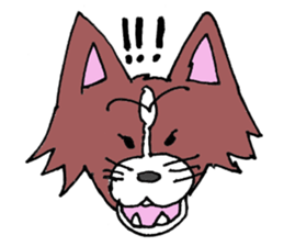 Sticker of the lucky of the papillon sticker #6877706