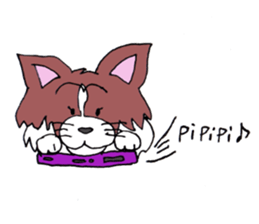 Sticker of the lucky of the papillon sticker #6877715