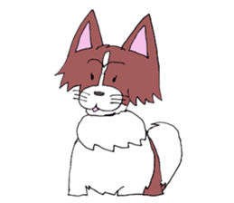 Sticker of the lucky of the papillon sticker #6877716