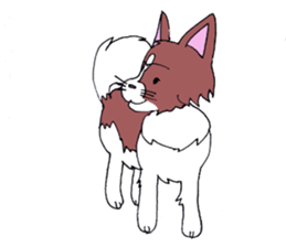 Sticker of the lucky of the papillon sticker #6877724