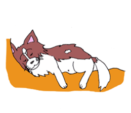 Sticker of the lucky of the papillon sticker #6877732