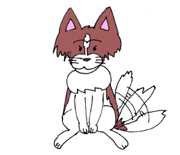 Sticker of the lucky of the papillon sticker #6877736