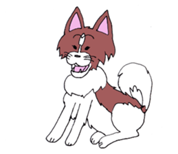 Sticker of the lucky of the papillon sticker #6877737