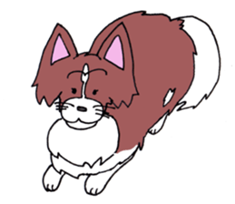 Sticker of the lucky of the papillon sticker #6877738