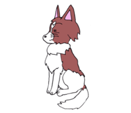 Sticker of the lucky of the papillon sticker #6877740