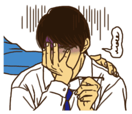 The life of a salaryman sticker #6877811
