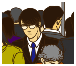 The life of a salaryman sticker #6877821