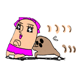 Hanio and Miss Haniwako sticker #6878118