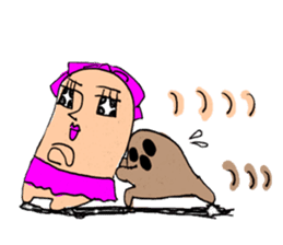 Hanio and Miss Haniwako sticker #6878118