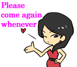 kyabajyou vol.3 English ver. sticker #6878568