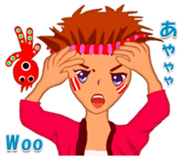 Festival a portable shrine of Japan sticker #6878671