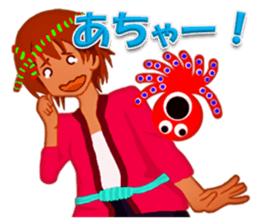 Festival a portable shrine of Japan sticker #6878684