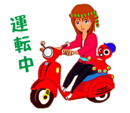 Festival a portable shrine of Japan sticker #6878688