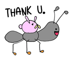 Round Bunny : ENGLISH Ver. sticker #6878824