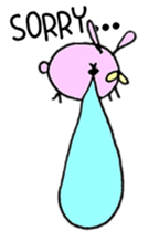 Round Bunny : ENGLISH Ver. sticker #6878826