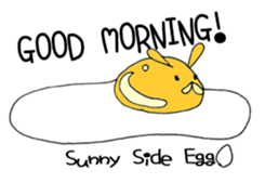 Round Bunny : ENGLISH Ver. sticker #6878830