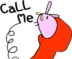 Round Bunny : ENGLISH Ver. sticker #6878836