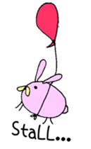 Round Bunny : ENGLISH Ver. sticker #6878841