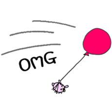 Round Bunny : ENGLISH Ver. sticker #6878842