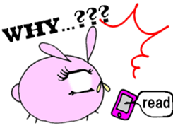 Round Bunny : ENGLISH Ver. sticker #6878845