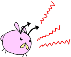 Round Bunny : ENGLISH Ver. sticker #6878848