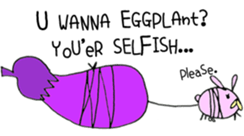 Round Bunny : ENGLISH Ver. sticker #6878862