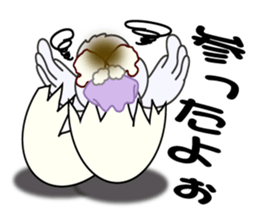 deserted pigeon1 sticker #6880132