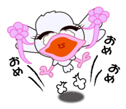 deserted pigeon1 sticker #6880136