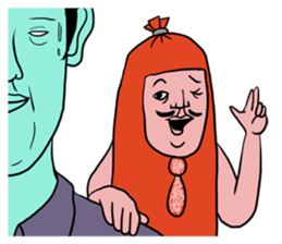 Mr. Fish sausage vol.1 sticker #6880666