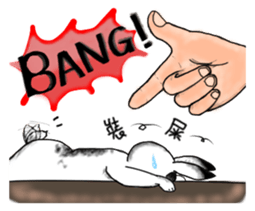 Crazy Rabbit M.M sticker #6881207