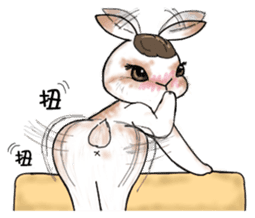 Crazy Rabbit M.M sticker #6881210