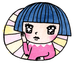 The problem girl sticker #6882033