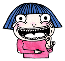 The problem girl sticker #6882036