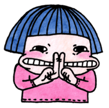 The problem girl sticker #6882037