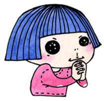 The problem girl sticker #6882041