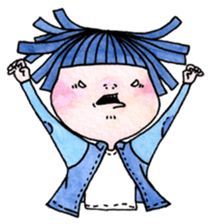 The problem girl sticker #6882043