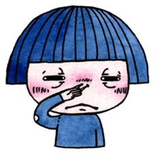 The problem girl sticker #6882046
