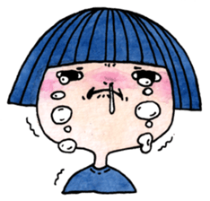 The problem girl sticker #6882047
