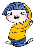 The problem girl sticker #6882056