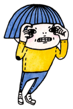 The problem girl sticker #6882060