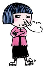 The problem girl sticker #6882063